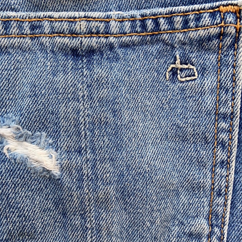 Rag & Bone Cut Off denim Shorts - Picture 4 of 12